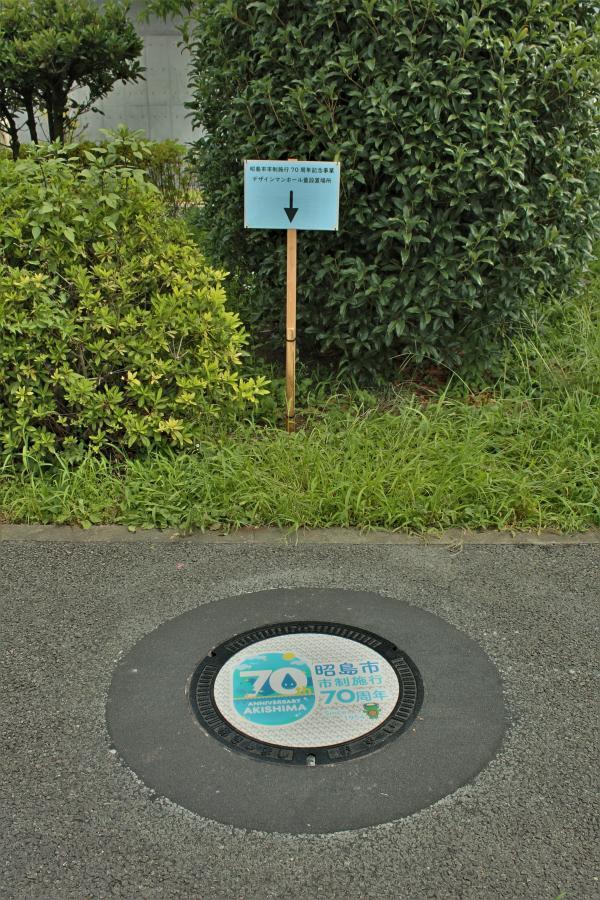 写真：デザインマンホール蓋1