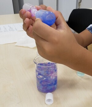 写真：実験の様子