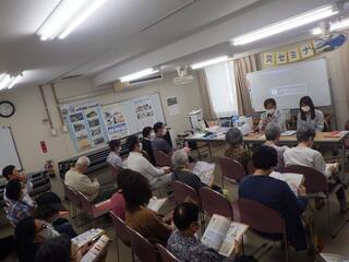 写真：防災講話の様子