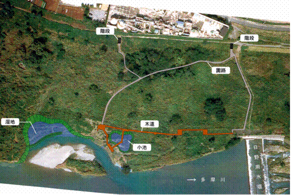 写真：水辺の楽校　平面図
