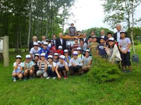 写真：岩泉・昭島友情の森開設1