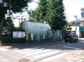 写真：中神公園内飲料貯水タンク