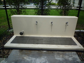 写真：中央配水場応急給水栓