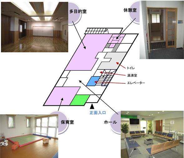 イラスト：1階平面図