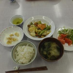 写真：男性のための健康教室メニュー