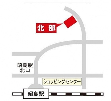 地図：ハピネス昭和の森周辺