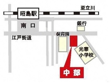 地図：あいぽっく周辺