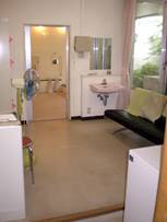 写真：松原町高齢者福祉センターの浴場内1