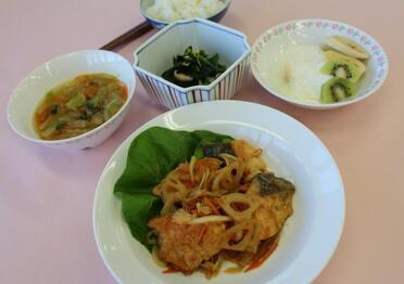 写真：免疫力を高める献立