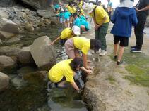 写真： 岩泉町での交流の様子1