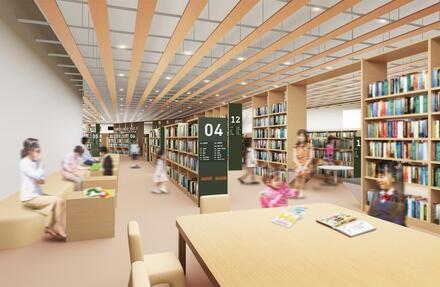 イラスト：新築棟1Fイメージ3