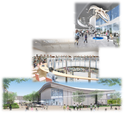 イラスト：教育福祉施設案内(詳細)