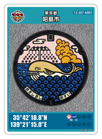 写真：アキシマクジラマンホールカード