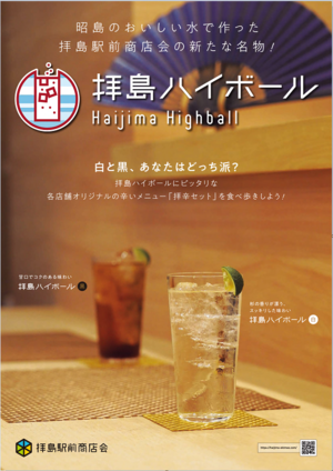 写真：拝島ハイボールポスター