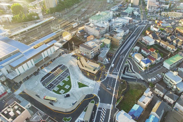 写真：都市計画道路3・4・2号（江戸街道線）