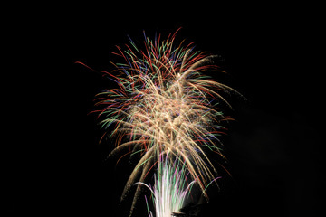 写真：昭島市民くじら祭の夢花火