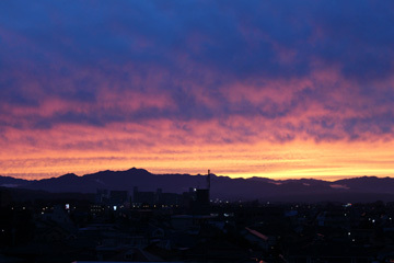 写真：夕焼け