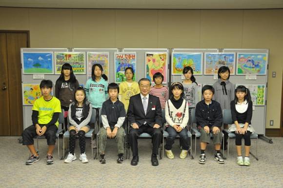 写真：表彰式　記念撮影