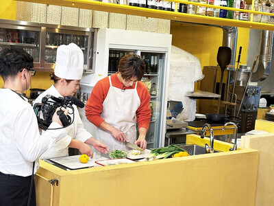 調理風景の写真