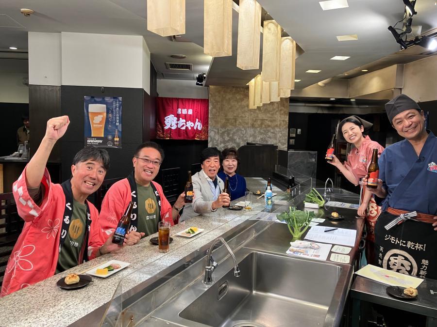写真：居酒屋秀ちゃん撮影風景