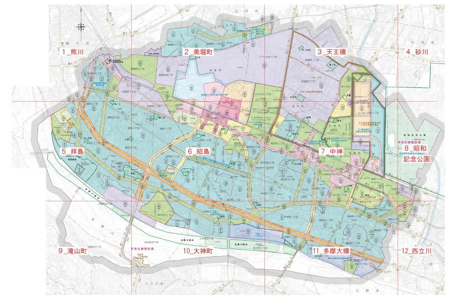 地図：議定割図