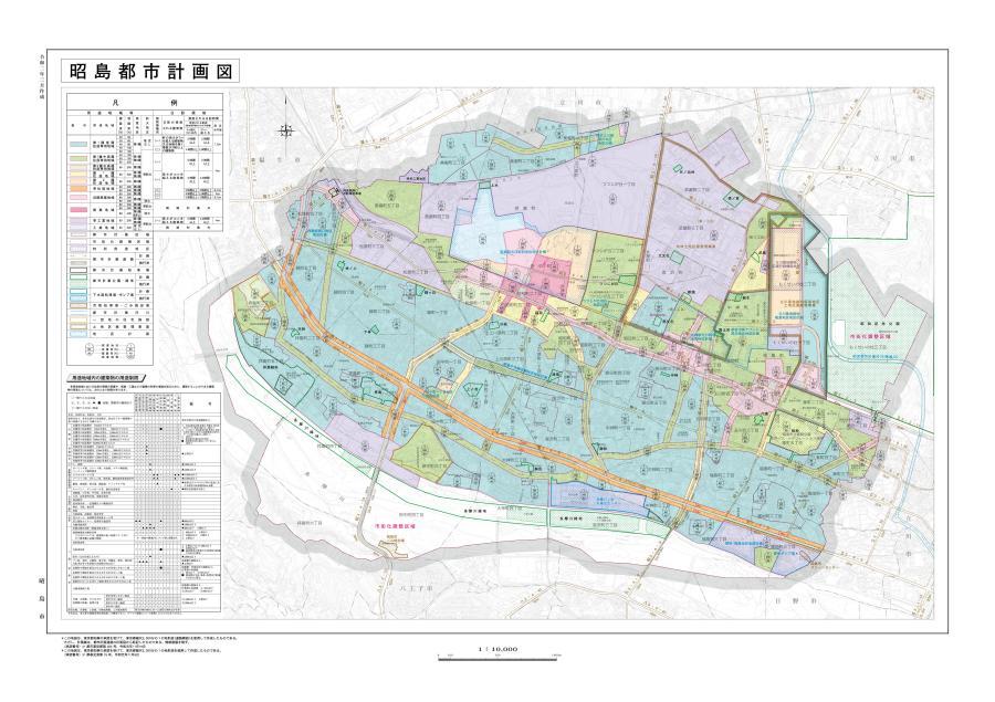 地図：都市計画図