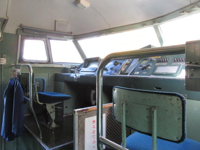 写真：操縦席のようす