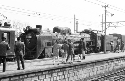 写真：中神駅でのようす3