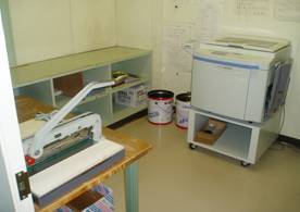 写真：印刷室
