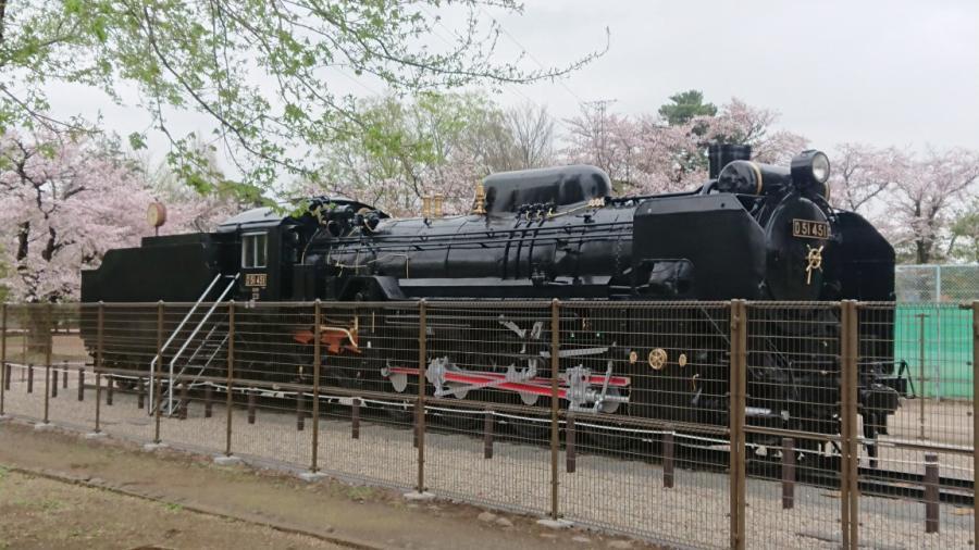 写真：蒸気機関車全景