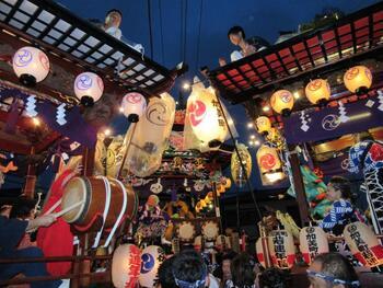 写真：祭礼囃子競演