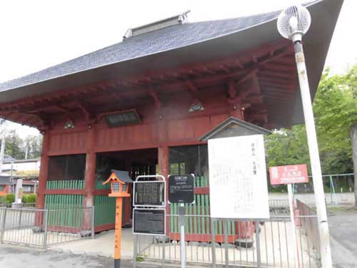 画像：大日堂仁王門