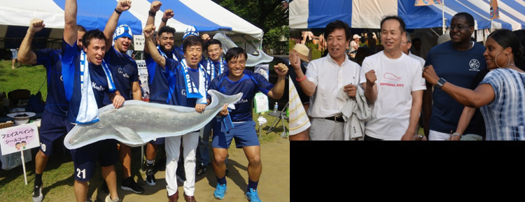 写真：2018年くじら祭（昭島大好き）