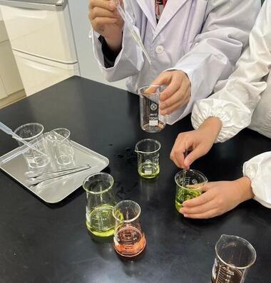 写真：令和6年科学教室　化学発光実験