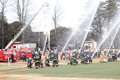 放水演技の写真