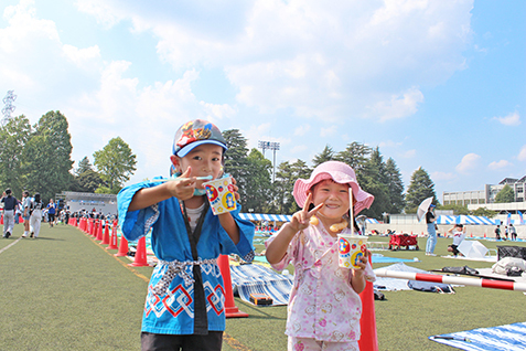 法被姿の参加者の写真