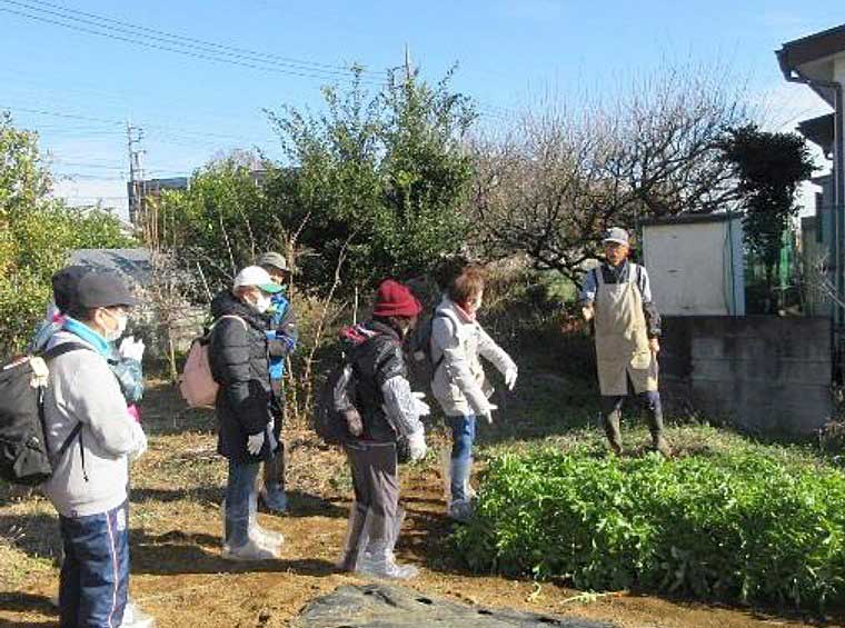 画像：農ウォークのようす