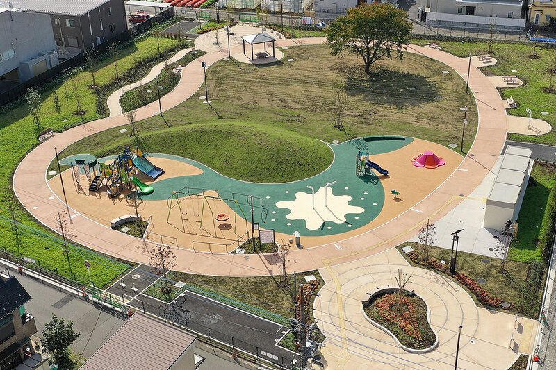 画像：空撮による南文化公園