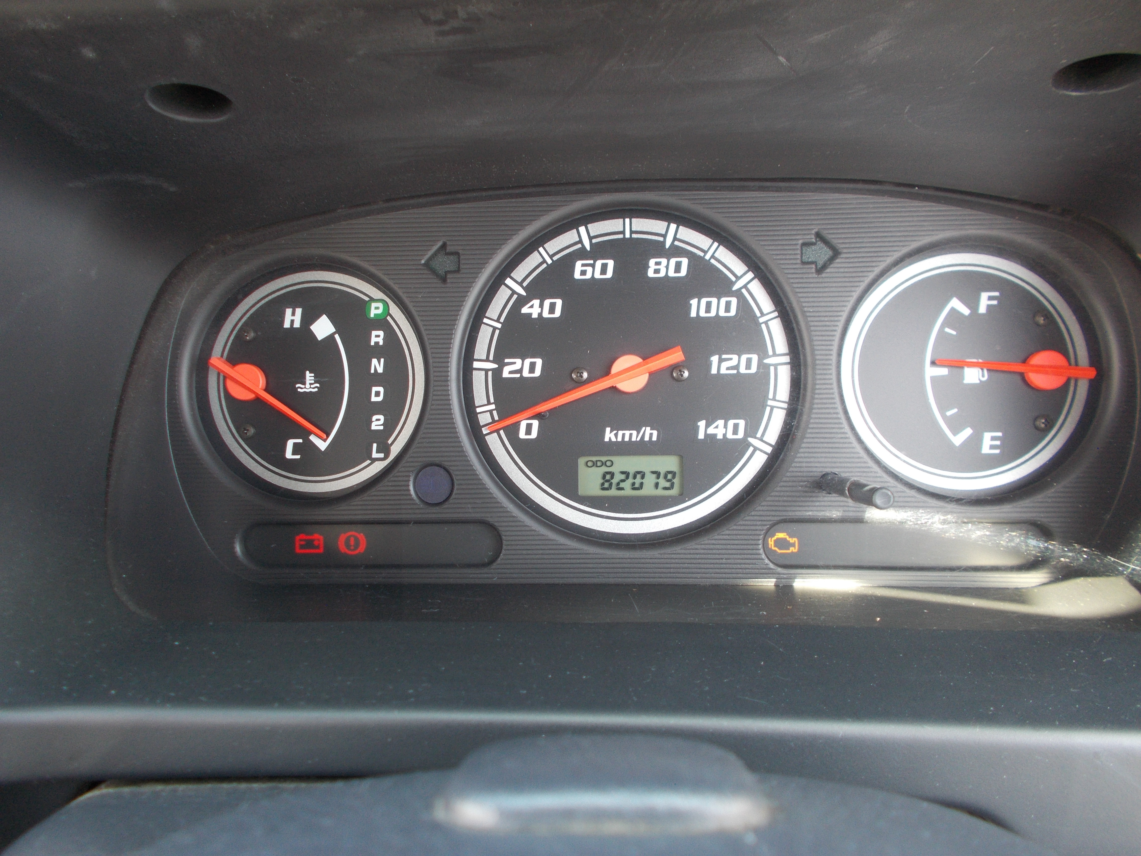 車両のメーター写真