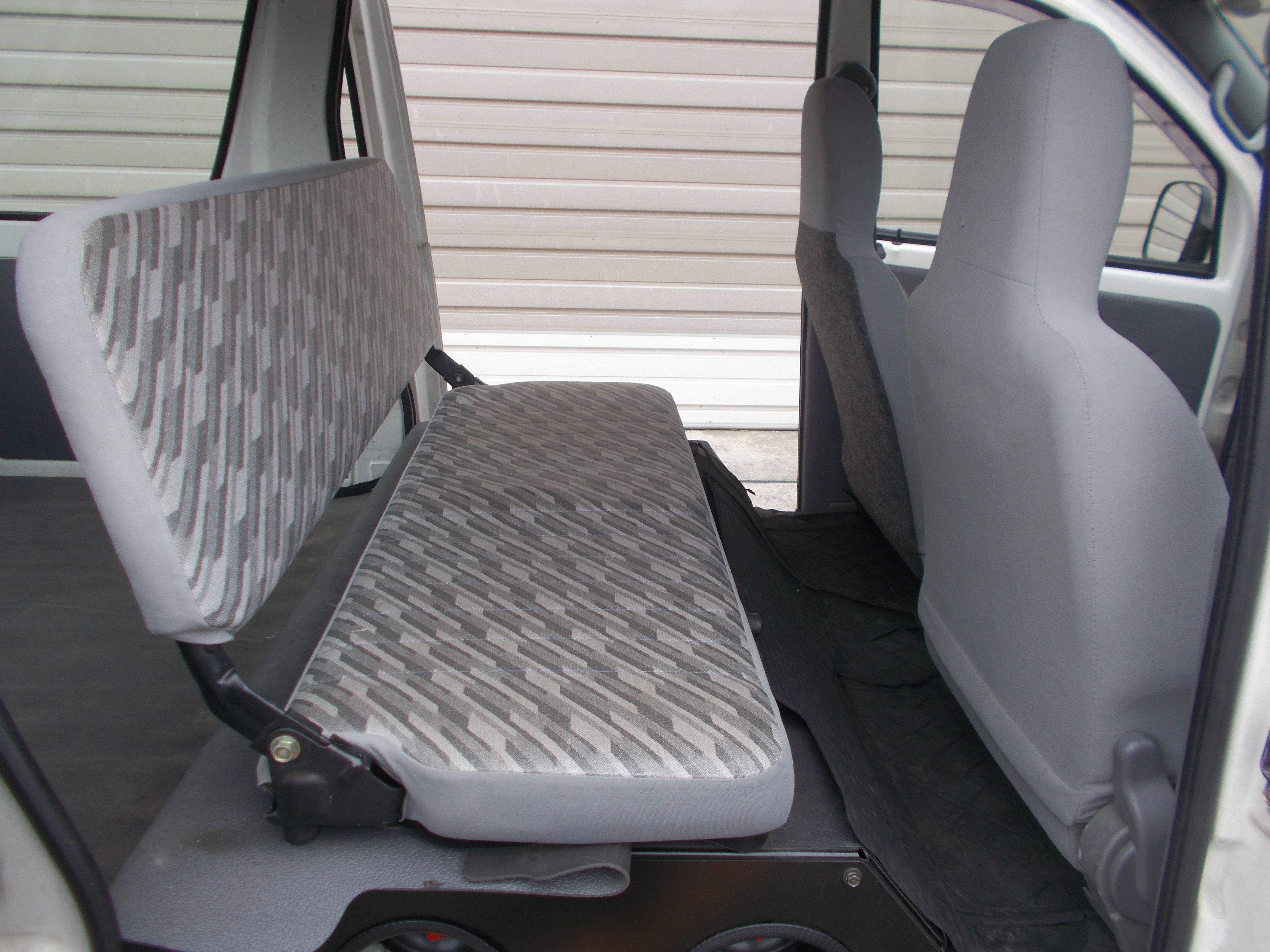 後部座席の写真