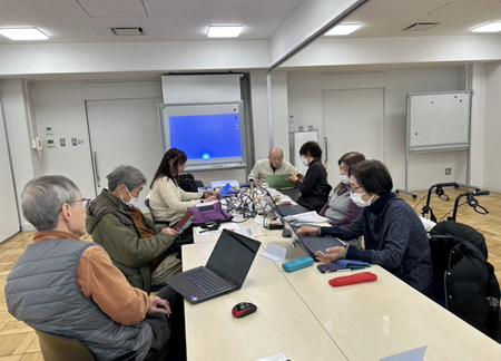 写真：パソコン教室の様子