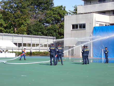 第54回東京都消防操法大会での操法演技