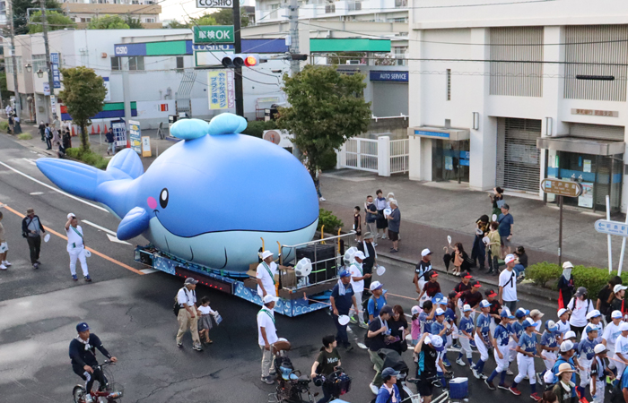 昭島市民くじら祭のようす