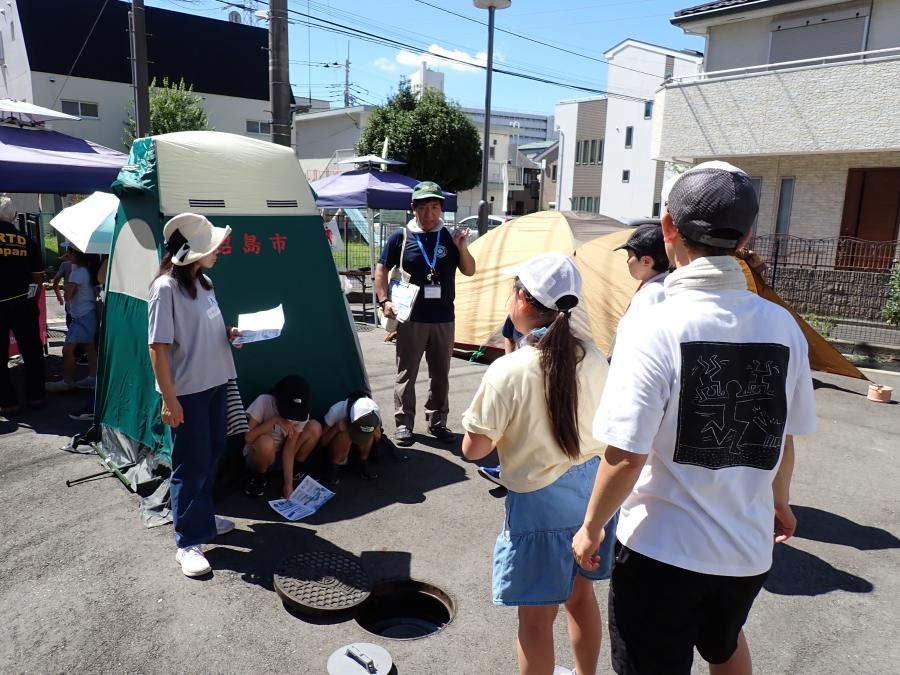 防災訓練の様子