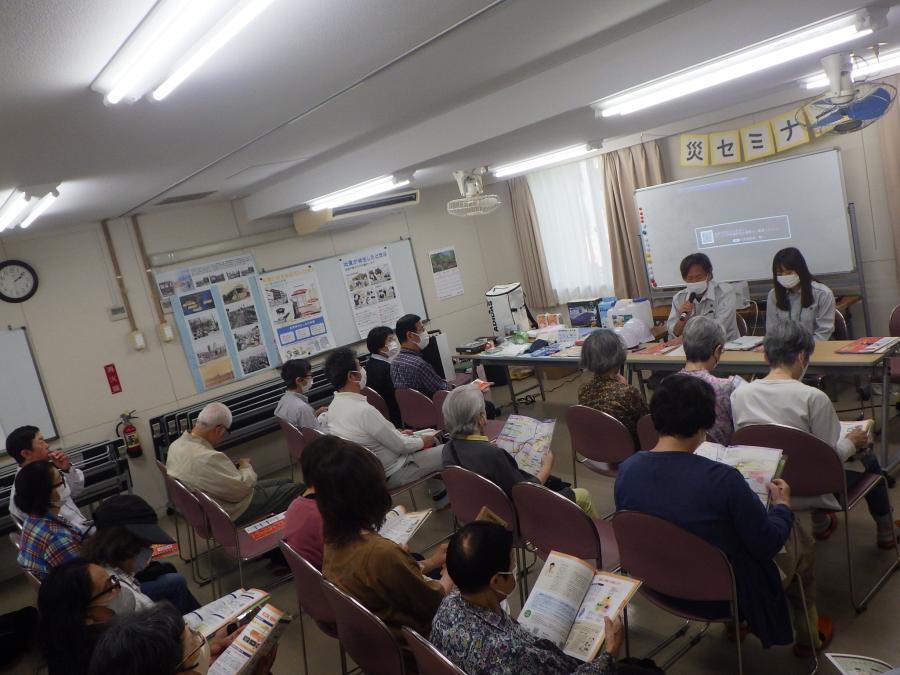 防災講話の様子