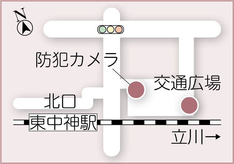 交通広場（東中神駅北口）