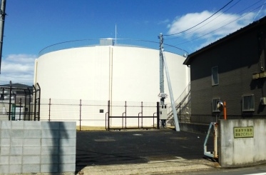 西部配水場PCタンクの写真