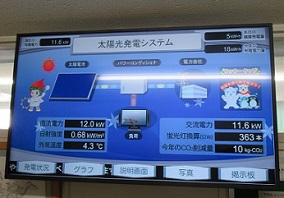 発電モニター（瑞雲中） 