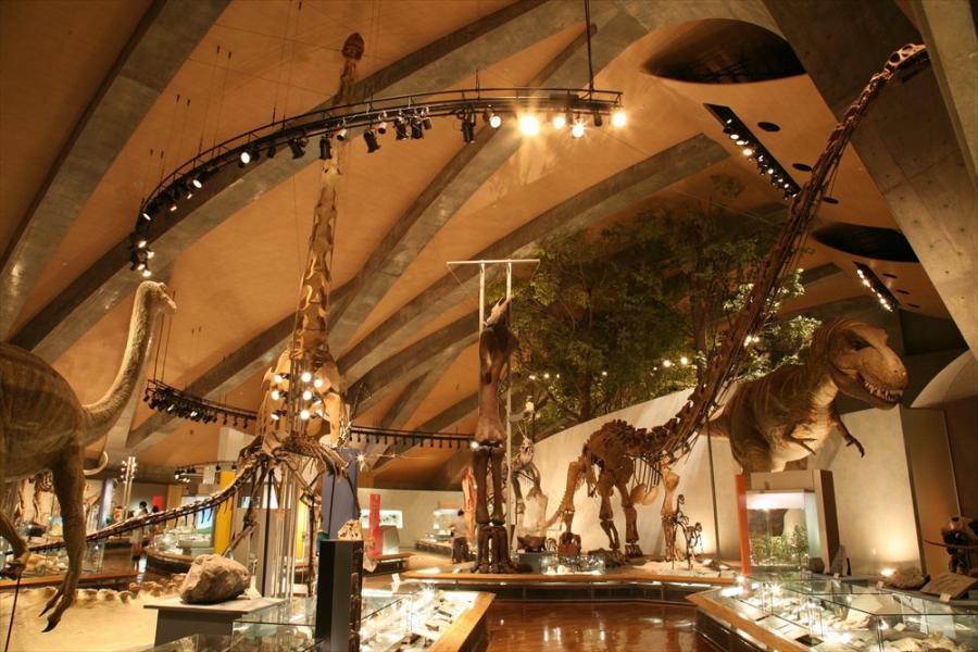 群馬県立自然史博物館恐竜展示の画像